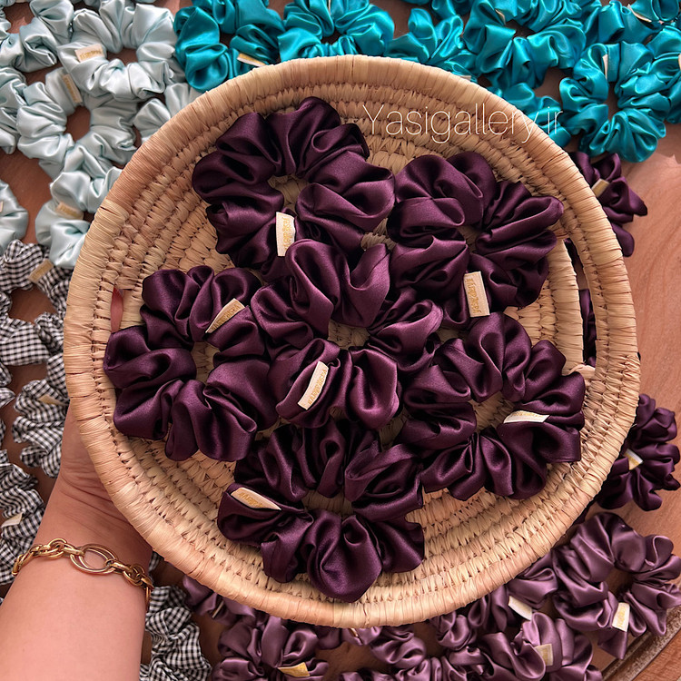 اسکرانچی ابریشمی مینیمال - ساده یاسی گالری