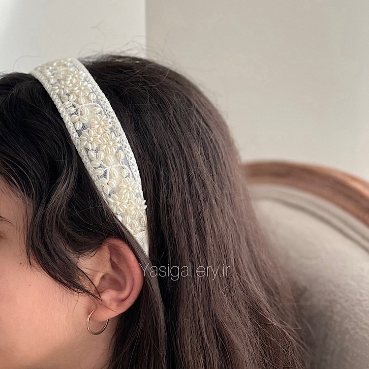 تل مرواریدی باریک مجلسی یاسی گالری - نمای نزدیک مرواریدها