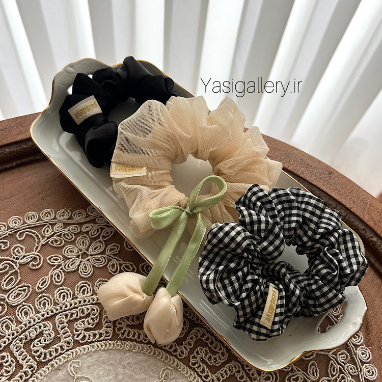 اسکرانچی چهارخونه نمای نزدیک طرح کلاسیک